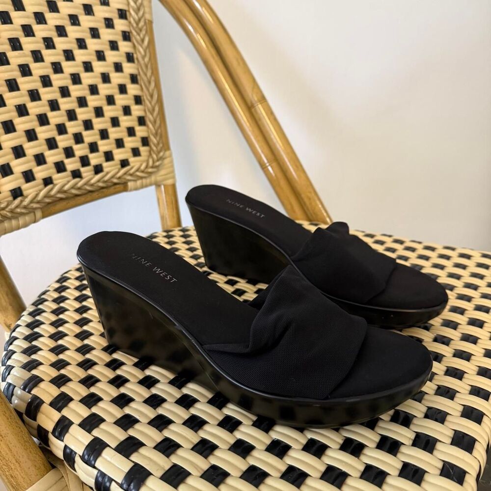 Nine-west Women's Black Sandals